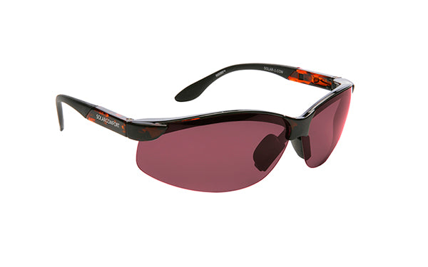 Dark Rose Solar Comfort Filters with Sleek Frame