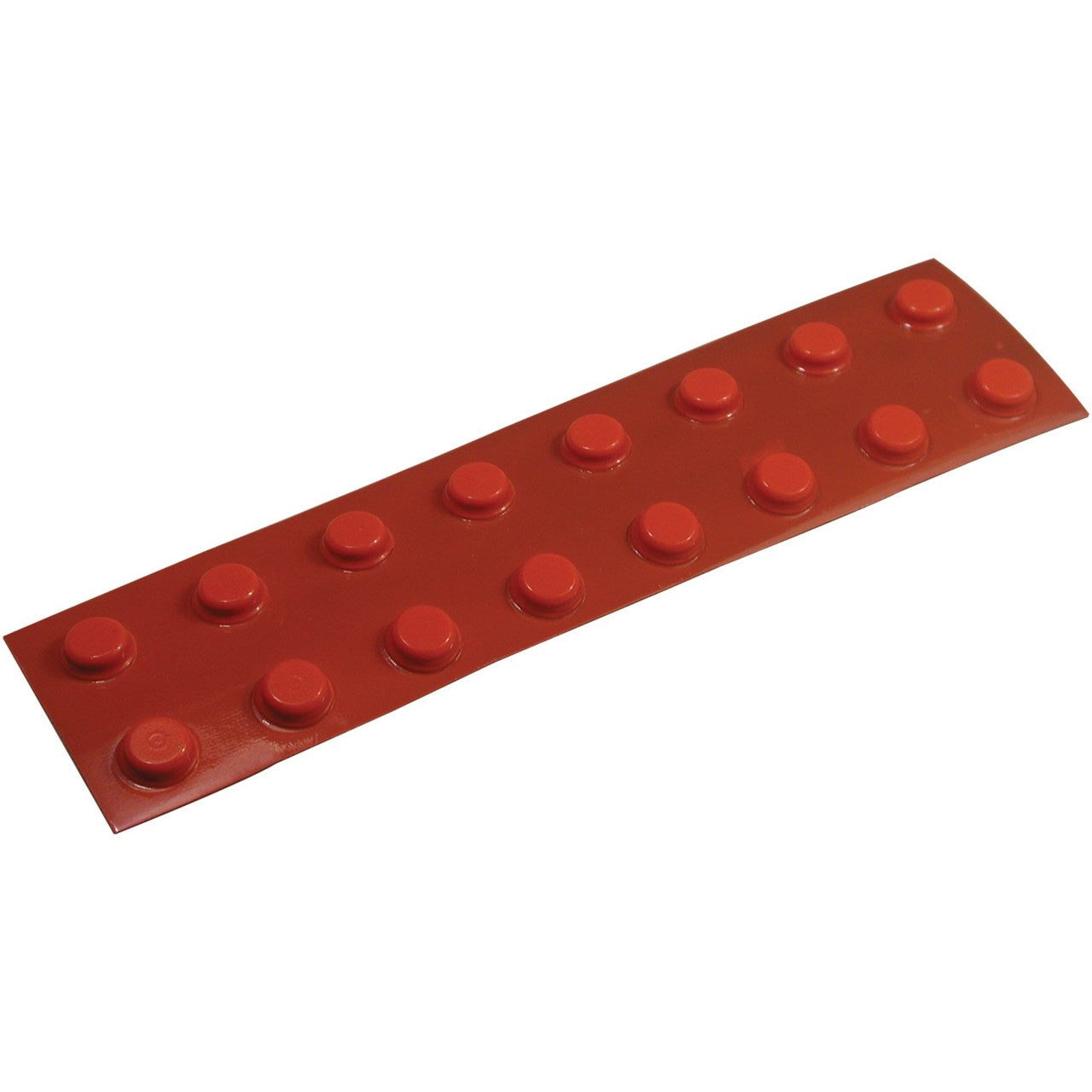 strip of 16 orange bump dots