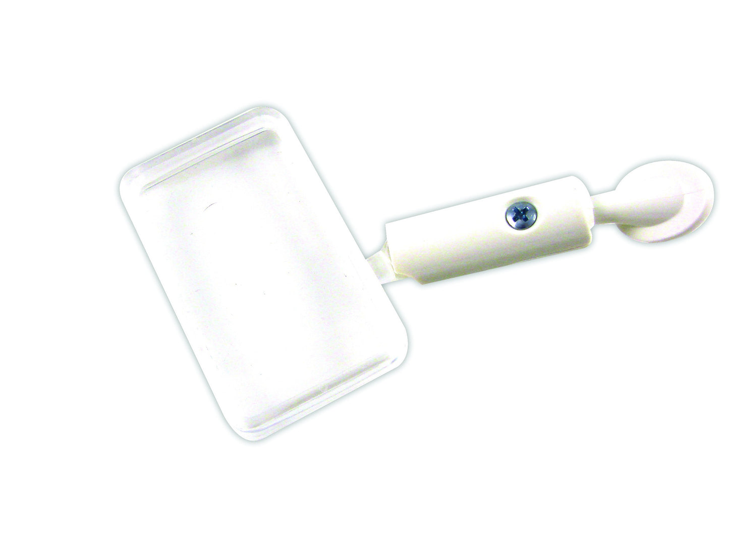 A magnifier used in conjunction with a sewing machine