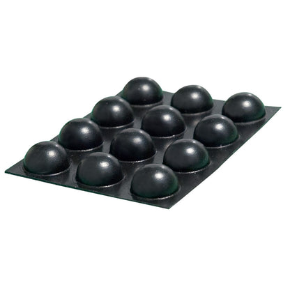 Bump Dots Black Round