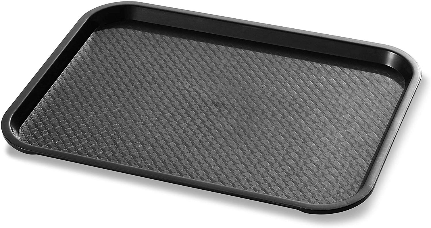 Black Cafeteria tray 13.5" W x 10.5" H